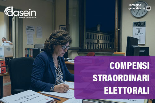 funzionario comunale al lavoro su compensi straordinari